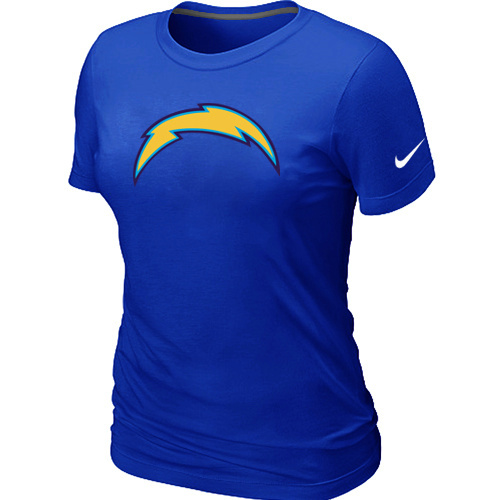  San Diego Charger Blue Womens Logo TShirt 72 