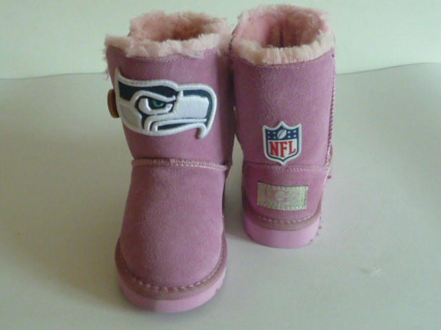 Youth Seattle Seahawks Boots Pink