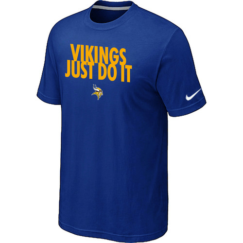 NFL Minnesota Vikings Just Do It Blue TShirt 23 