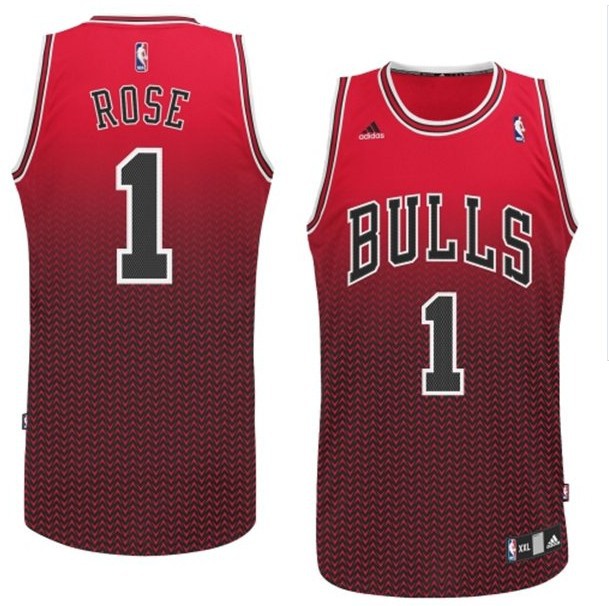 Chicago Bulls #1 Rose Drift Fashion Jersey