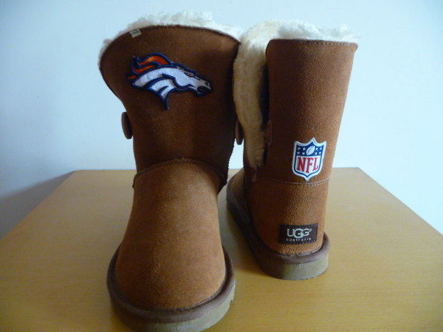 NFL Denver Broncos Cuce Shoes Ladies Fanatic Boots Tan