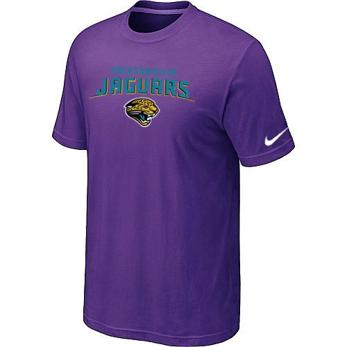  Jacksonville Jaguars Heart& Soul Purple TShirt 66 