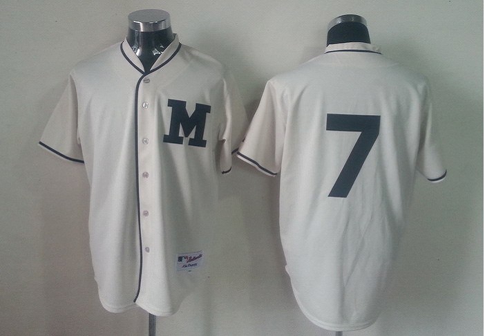 MLB Milwaukee Brewers #7  Jersey