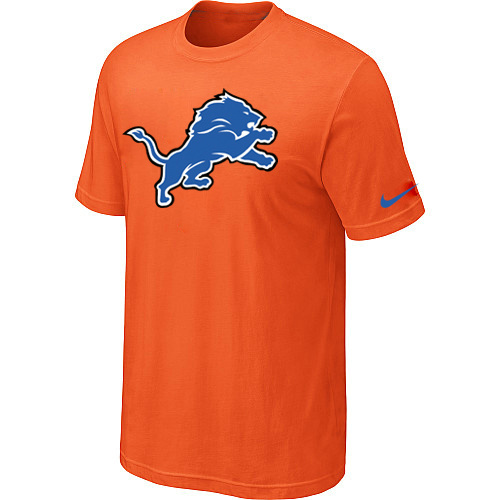  Detroit Lions Sideline Legend Authentic Logo TShirt Orange 102 