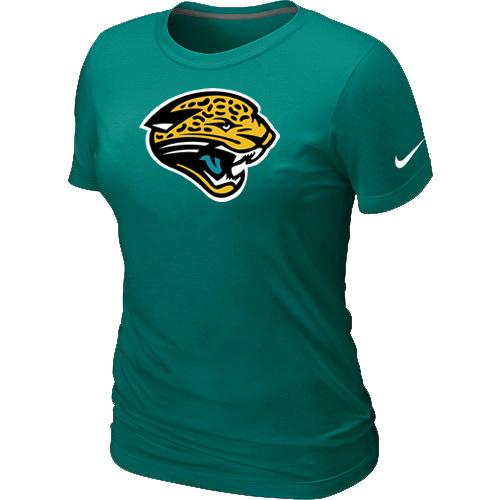  Jacksonville Jaguars L- Green Womens Logo TShirt 51 