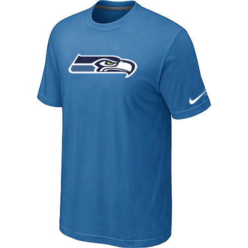  Nike Seattle Seahawks Sideline Legend Authentic Logo TShirtlight Blue 89 