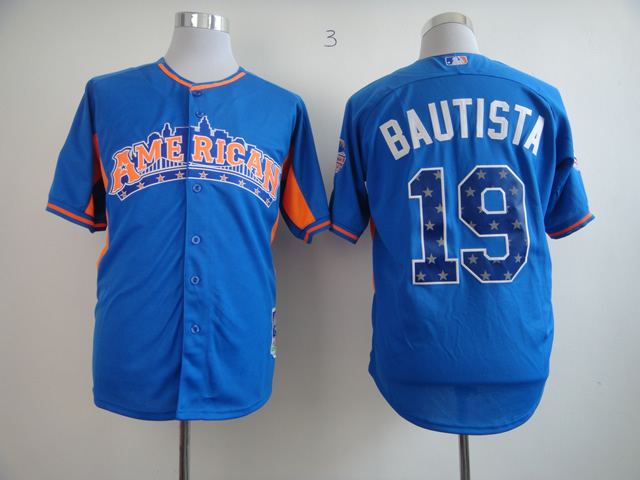 2013 MLB All Star Toronto Blue Jays #19 Bautista Jersey Blue