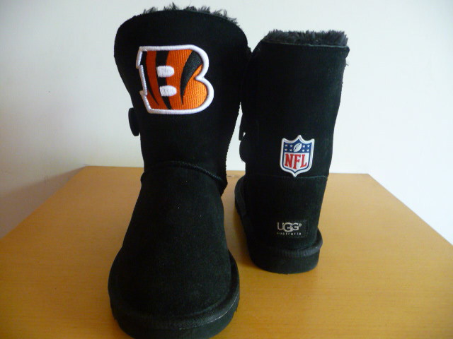 NFL Cincinnati Bengals Cuce Shoes Ladies Fanatic Boots Black