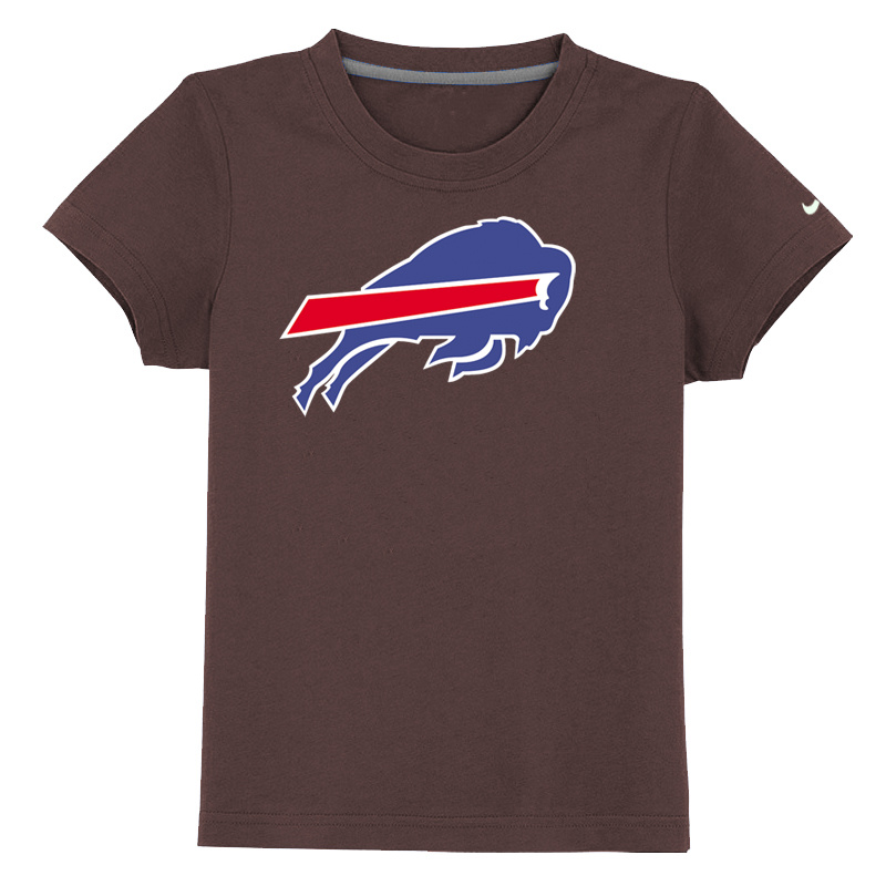 Buffalo Bills Sideline Legend Authentic Logo Youth T Shirt brown