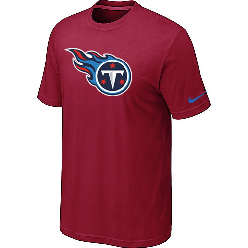  Nike Tennessee Titans Sideline Legend Authentic Logo TShirt Red 83 