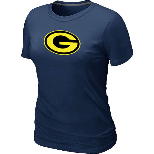  Mens Green Bay Packers Neon Logo Charcoal Womens D- Blue Tshirt 12 