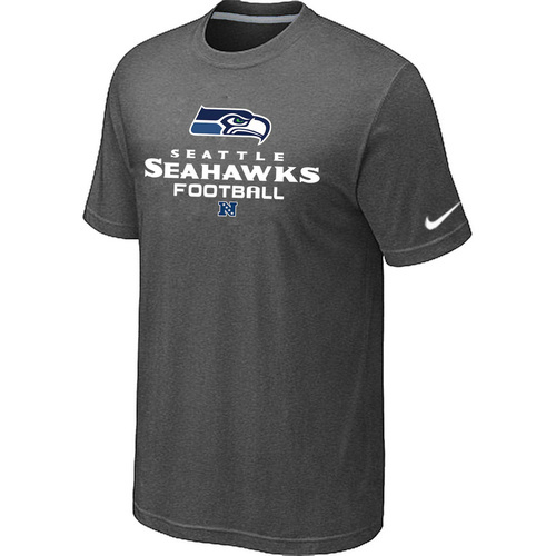  Seattle Seahawks Critical Victory D- Grey TShirt 16 