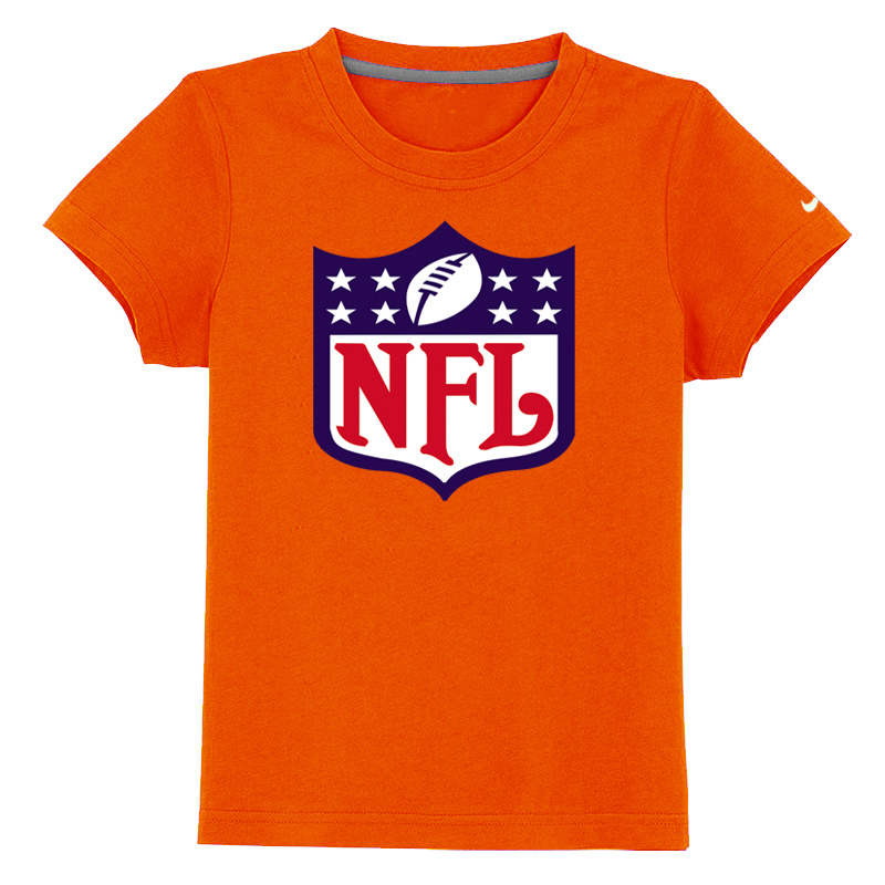 NFL Logo Youth T Shirt orange