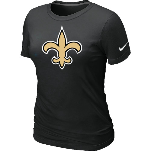 New Orleans Saints Black Womens Logo TShirt 79