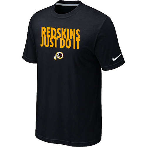 NFL Washington Red Skins Just Do It Black TShirt 23 