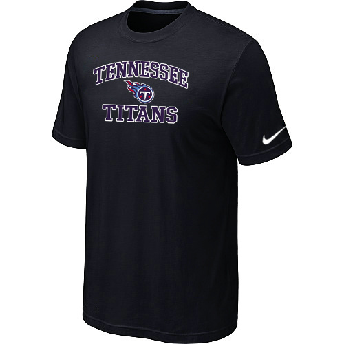  Tennessee Titans Heart& Soul Black TShirt 75 