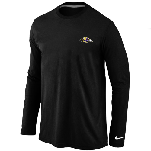 Baltimore Ravens Heart & Soul Long Sleeve T-Shirt Black