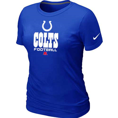  Indianapolis Colts Blue Womens Critical Victory TShirt 48 