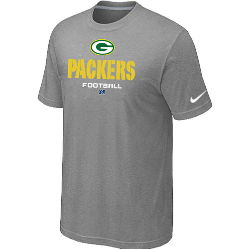  Green Bay Packers Critical Victorylight Grey TShirt 87 