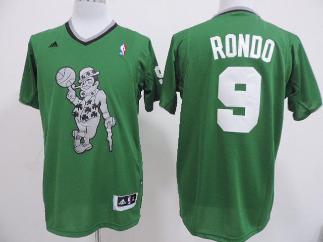 2014 Christmas adidas NBA Boston Celtics #9 Rajon rondo Drift Fashion Jersey