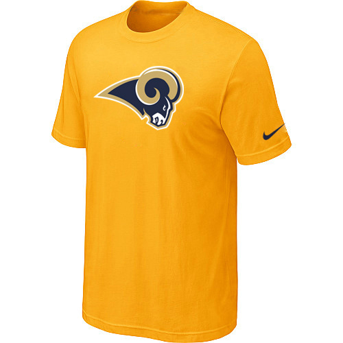  Nike St- Louis Rams Sideline Legend Authentic Logo TShirt Yellow 53 