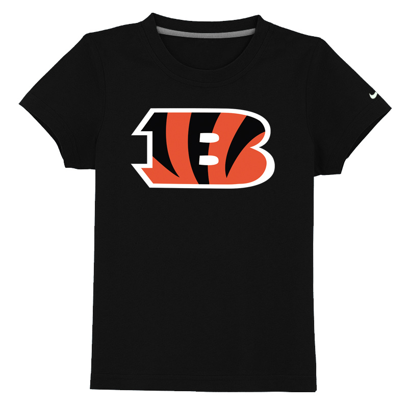 Cincinnati Bengals Sideline Legend Authentic Logo Youth T-Shirt Black