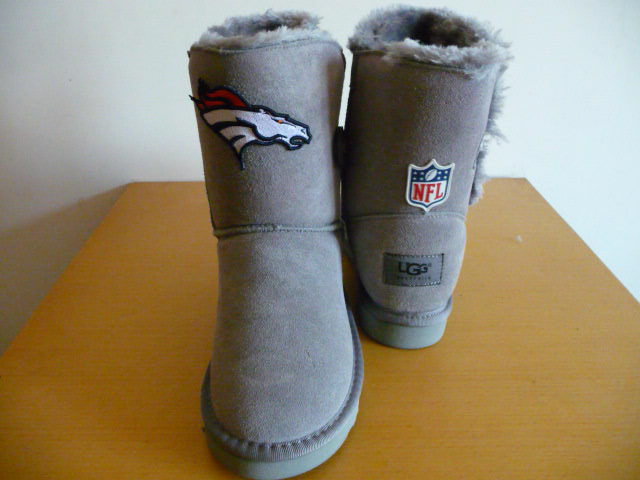 Womens Denver Broncos Cheerleader Boots Gray