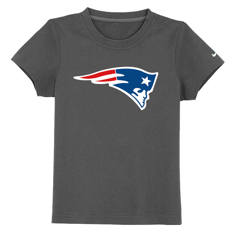 New England Patriots Sideline Legend Authentic Logo Youth T Shirt D-Grey