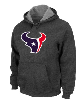 Houston Texans Logo Pullover Hoodie D.Grey