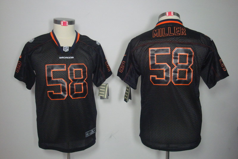 NFL Denver Broncos #58 Miller Youth Lights Out Jersey