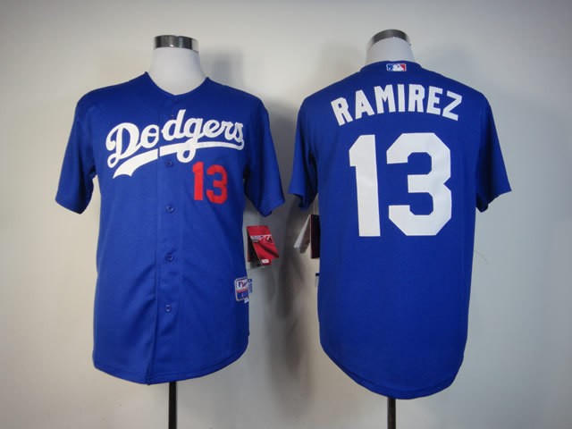 MLB Los Angeles Dodgers #13 Ramirez Jersey Blue