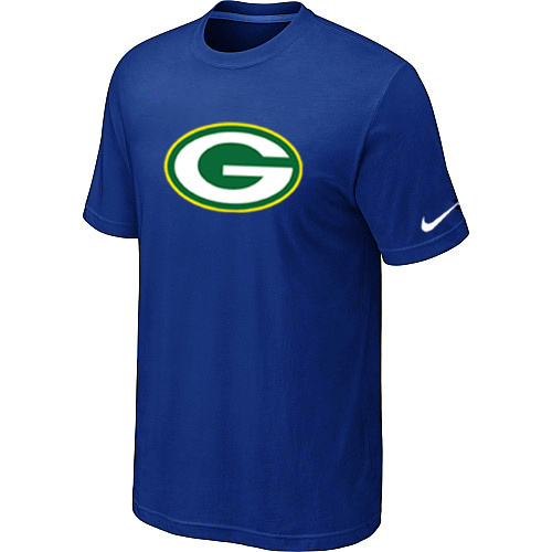  Green Bay Packers Sideline Legend Authentic Logo TShirt Blue 170 