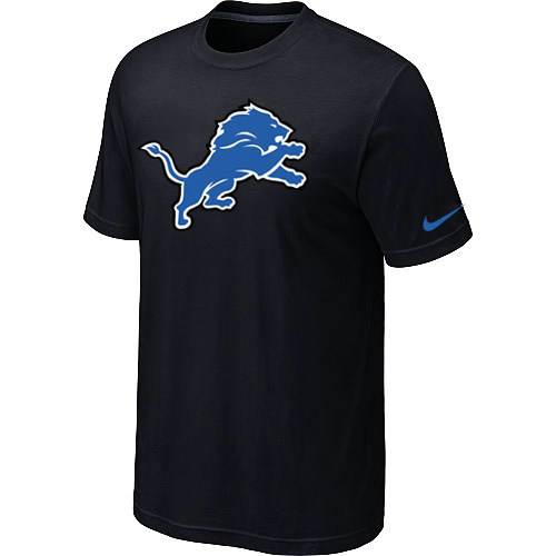  Detroit Lions Sideline Legend Authentic Logo TShirt Black 109 