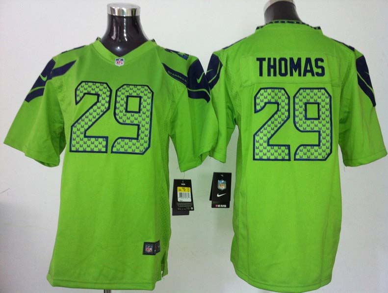 Nike NFL Seattle Seahawks #29 Thomas Green Youth Jersey