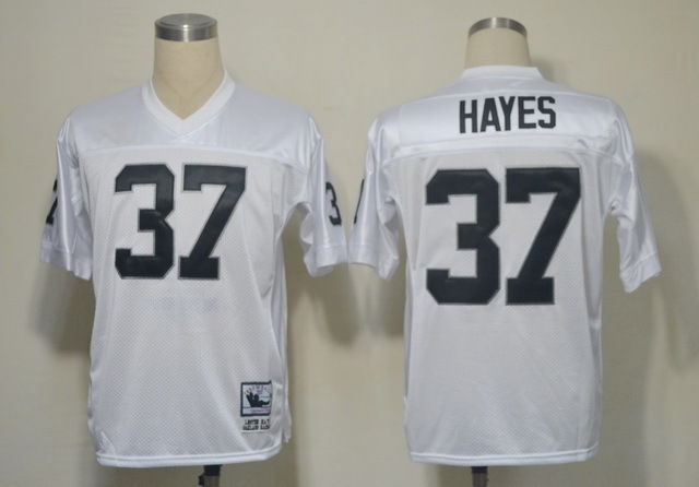 NFL Jerseys Oakland Raiders 37 Lester Hayes White M&N