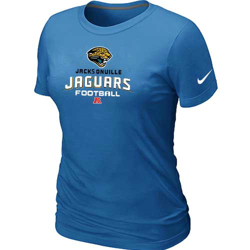  Jacksonville Jaguars L-blue Womens Critical Victory TShirt 42 
