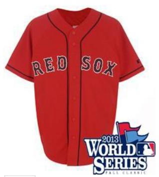 Boston Red Sox Curt Schilling #38 Red Jersey 2013 World Series Patch
