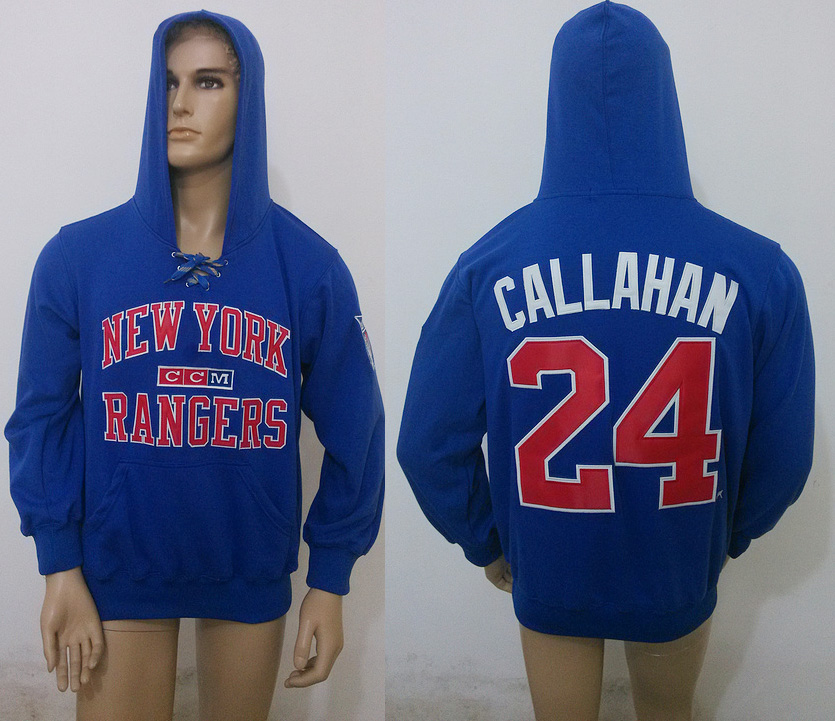 NHL New York Rangers  #24 Callahan Sweater Light Blue