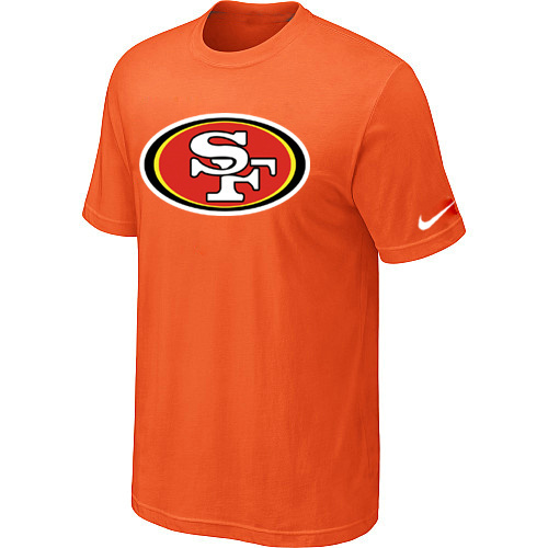  Nike San Francisco 49 ers Sideline Legend Authentic Logo TShirt Orange 253 