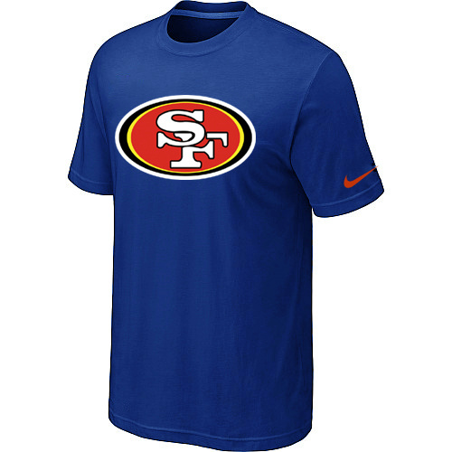  Nike San Francisco 49 ers Sideline Legend Authentic Logo TShirt Blue 260 