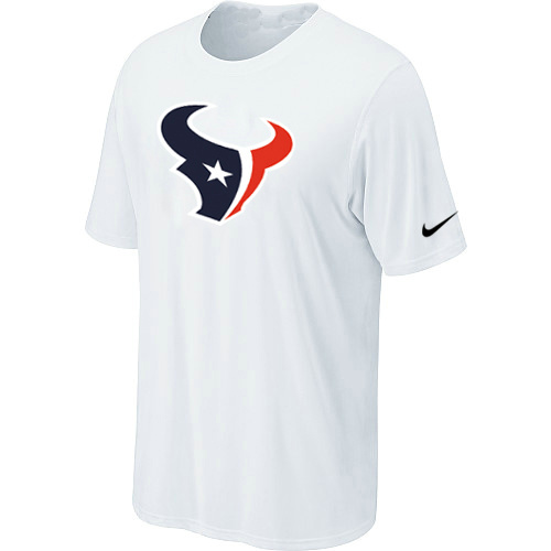  Houston Texans Sideline Legend Authentic Logo TShirt White 93 