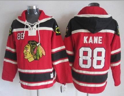 Chicago Blackhawks #88 Kane Red Hoodie