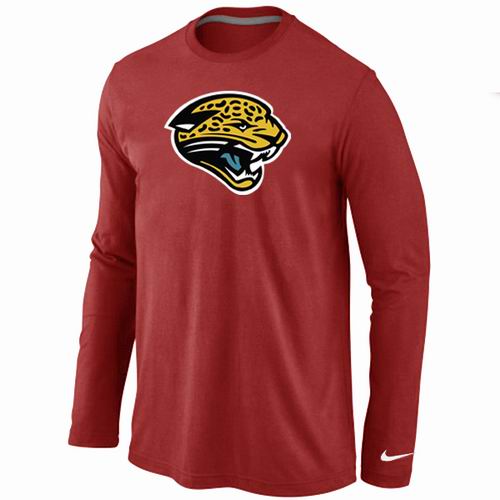 Nike Jacksonville Jaguars Logo Long Sleeve T-Shirt RED