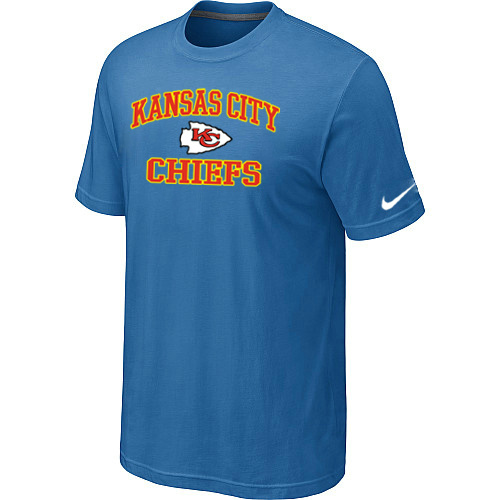  Kansas City Chiefs Heart& Soullight Blue TShirt 56 