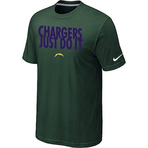 NFL San Diego Charger Just Do It D- Green TShirt 13 