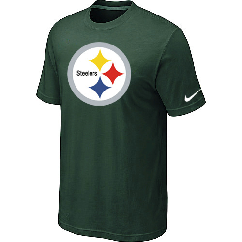  Nike Pittsburgh Steelers Sideline Legend Authentic Logo TShirt D- Green 100 