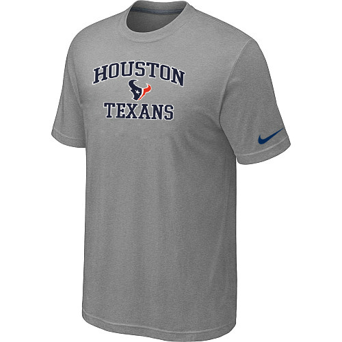  Houston Texans Heart& Soul Lightgrey TShirt 81 