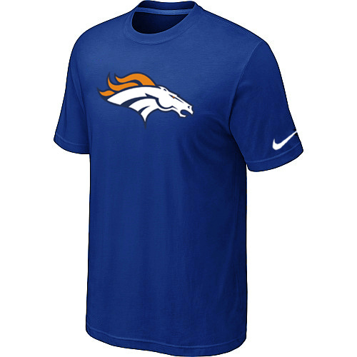  Denver Broncos Sideline Legend Authentic Logo TShirt Blue 96 