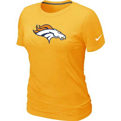  Denver Broncos Yellow Womens Logo TShirt 60 