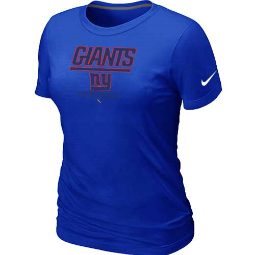 New York Giants Blue Womens Critical Victory TShirt79